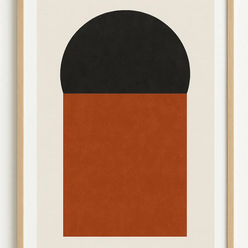 Three Forms print close-up texture