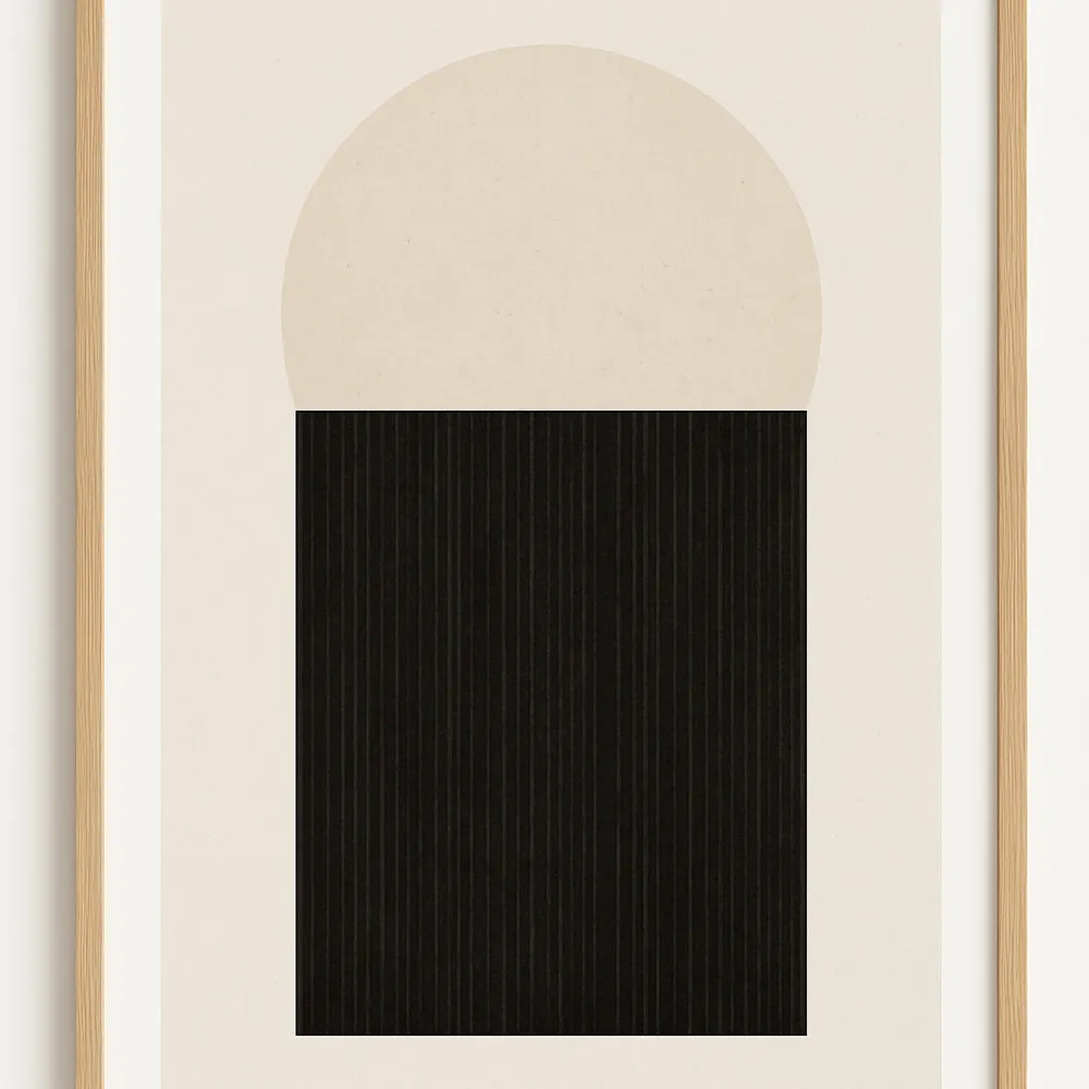 Three Forms styled in a modern interior