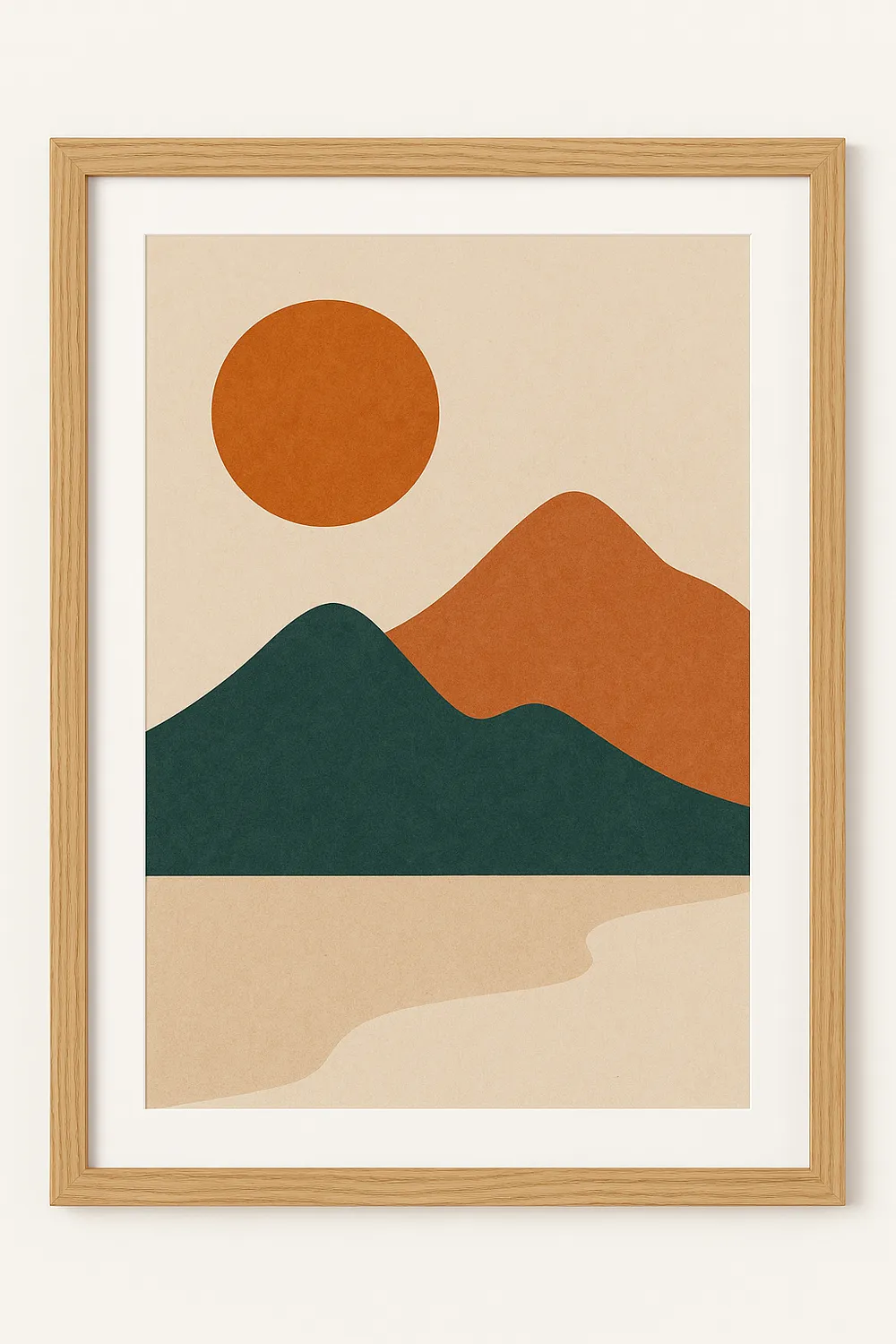 Three Forms framed digital print